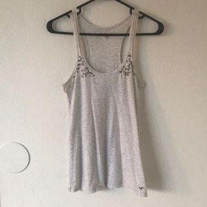 Racer back tank with sequins